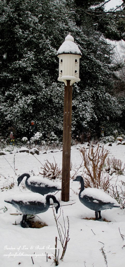 Post Birdhouse & Dad's goose decoys https://lolajack.jp.net/winter-wonderland-it-finally-snowed/