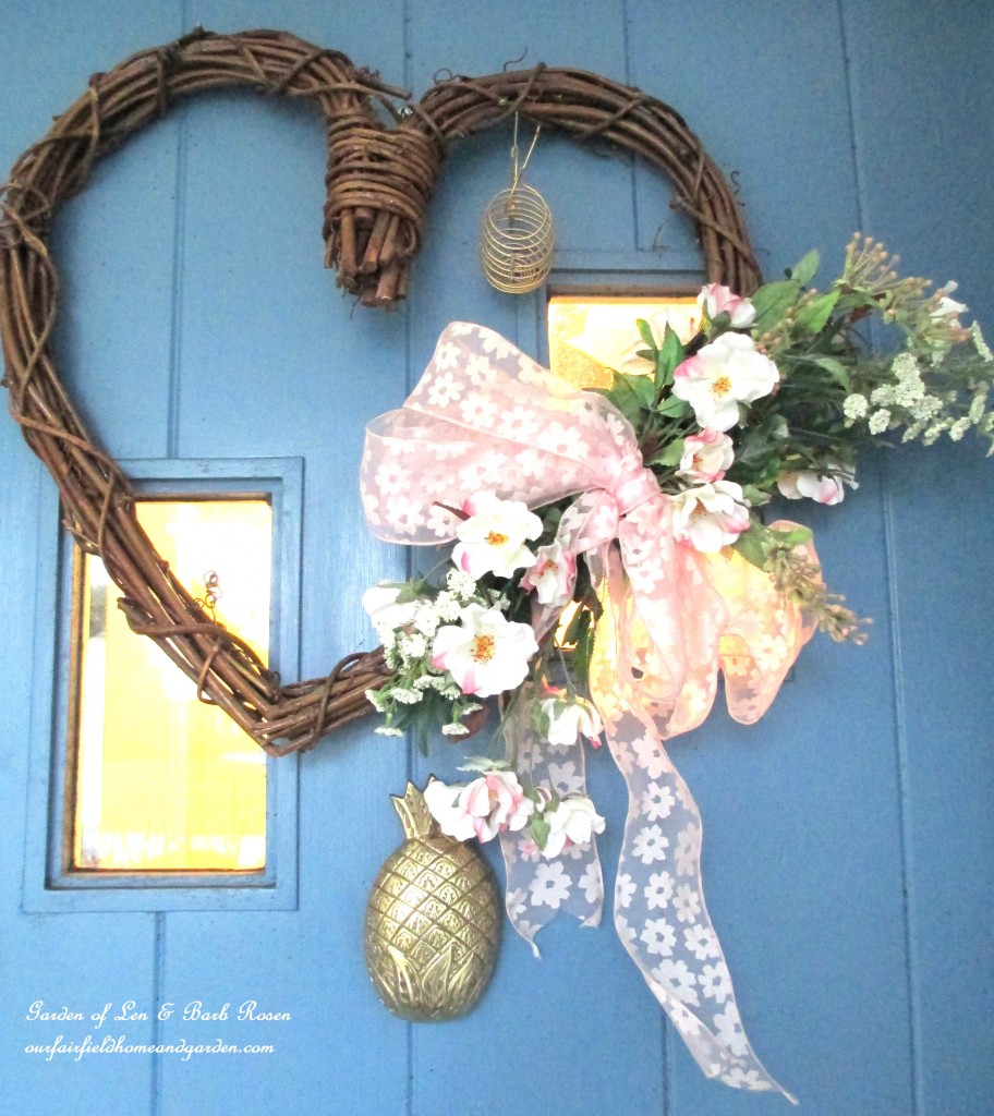 Valentine's wreath on the front door https://lolajack.jp.net/heart-home-valentines-day-is-coming/