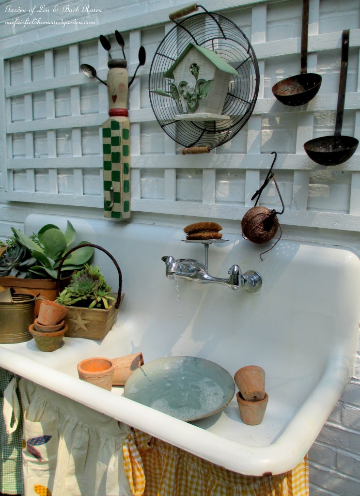 Sink as water feature
