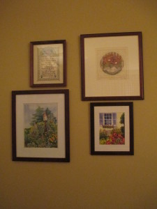 Art work arrangement , bedroom makeover, home decor, redesign