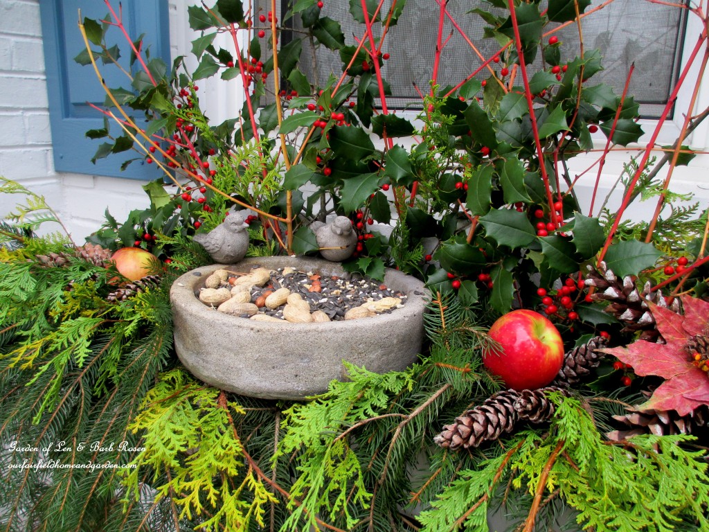 Winter Bird Window Box https://lolajack.jp.net/winter-decorating-at-our-fairfield-home-garden/