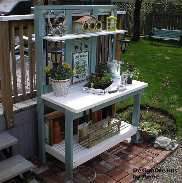 potting bench http://www.hometalk.com/designdreamsbyanne