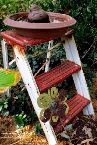 recycled birdbath https://lolajack.jp.net/garden-walk-july-1st/