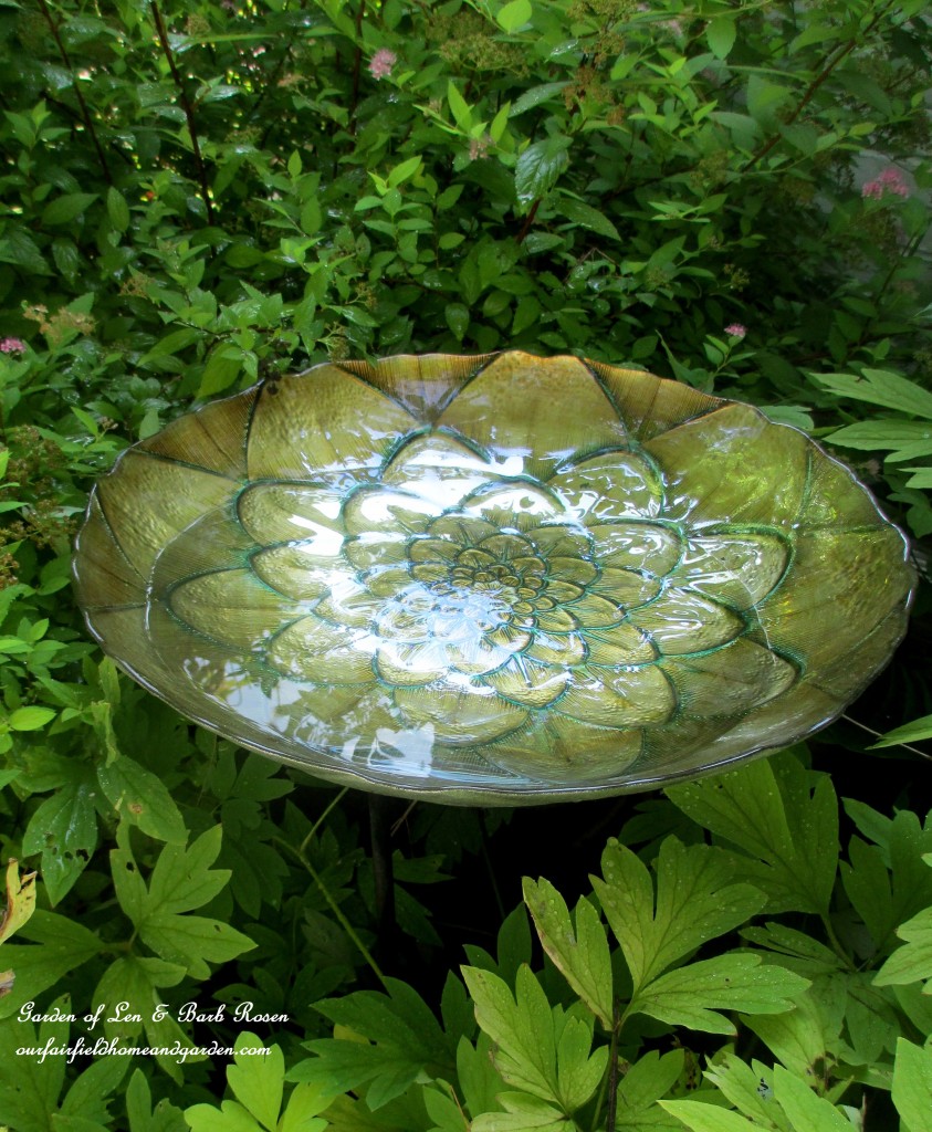 Decorative Dish Birdbath https://lolajack.jp.net/diy-bird-baths-bring-birds-to-your-garden/