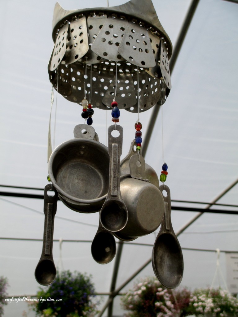Measuring Cups and Spoons + Steamer Basket = Garden Accent https://lolajack.jp.net/road-trip-lancaster-county-greenhouses/