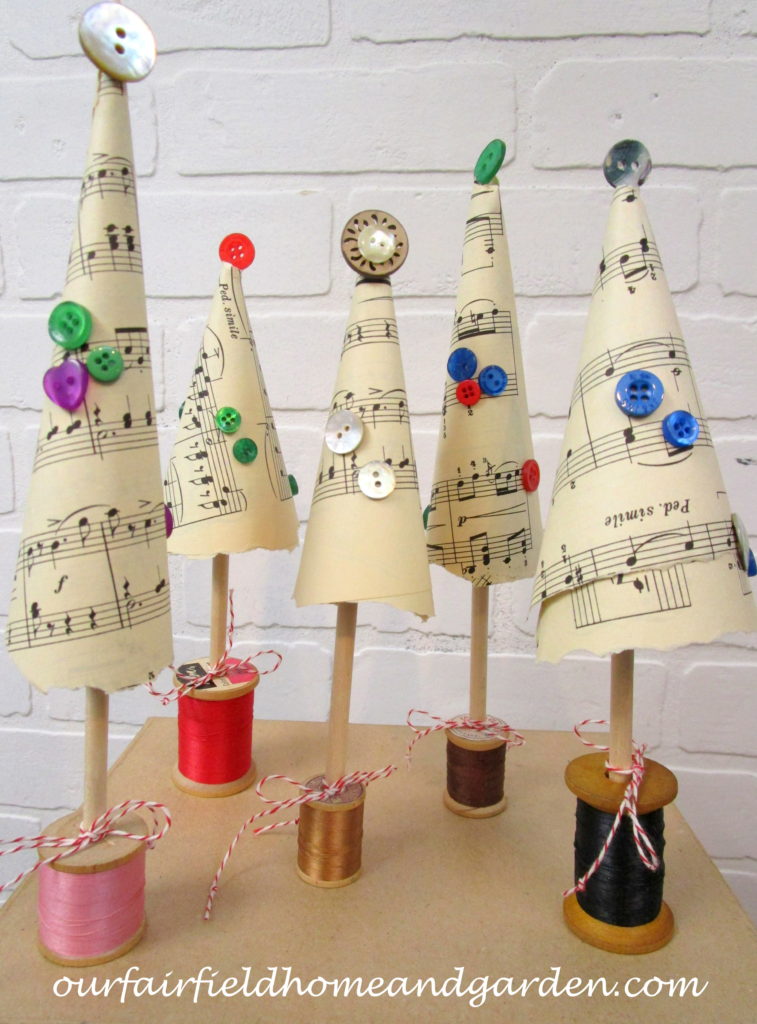 Music Sheet Christmas Tree https://lolajack.jp.net/diy-make-music-sheet-christmas-trees/